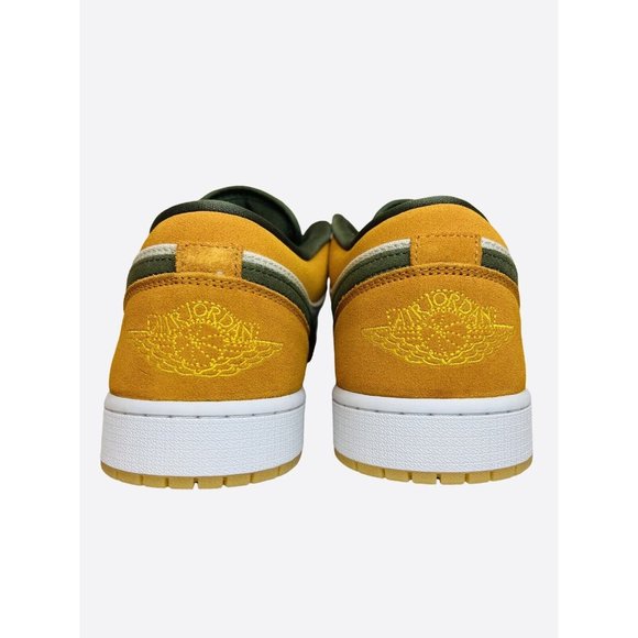 Air Jordan 1 Low SE White Light Curry Olive Sneakers DH6931-102, Men\'s Size 12.5 main image 11